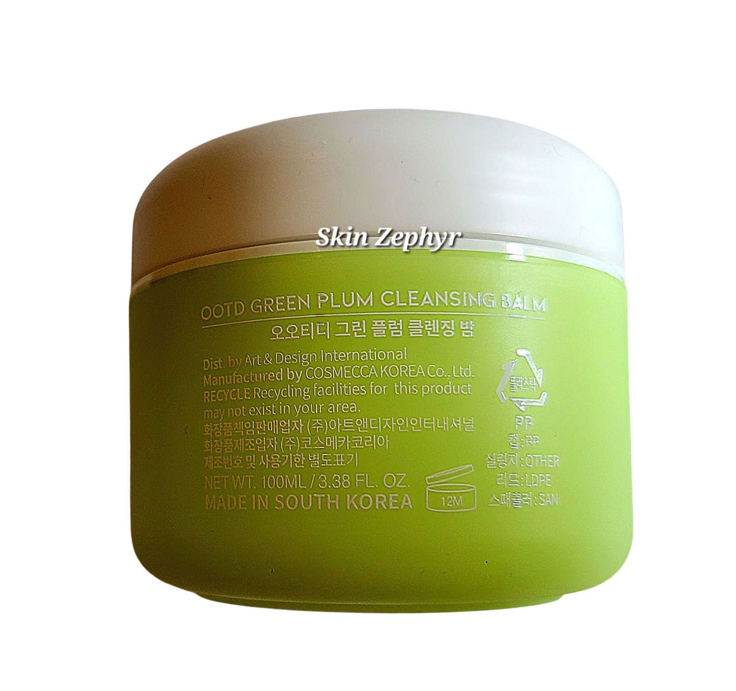 OOTD Green Plum Cleansing Balm