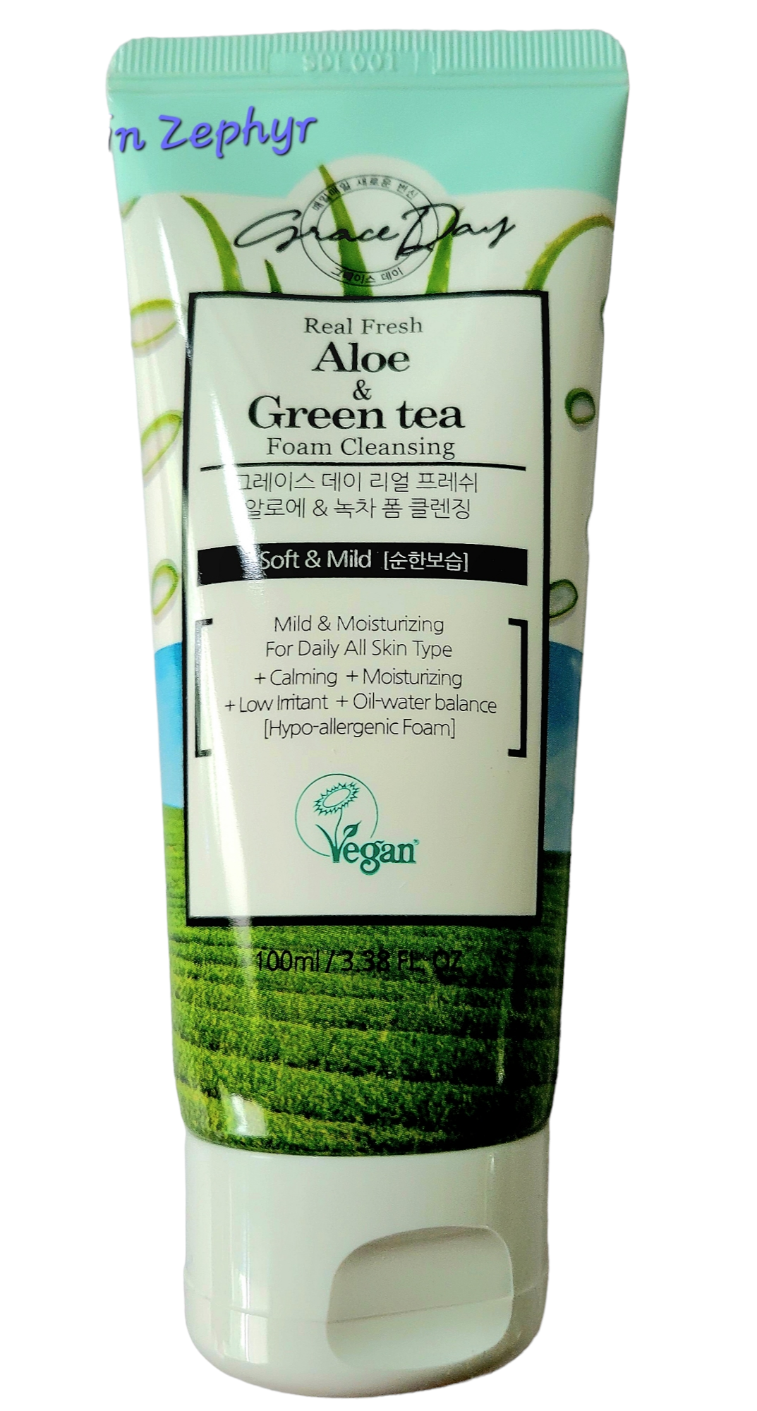 Grace Day Real Fresh Aloe and Green Tea Foam Cleanser – Skin Zephyr