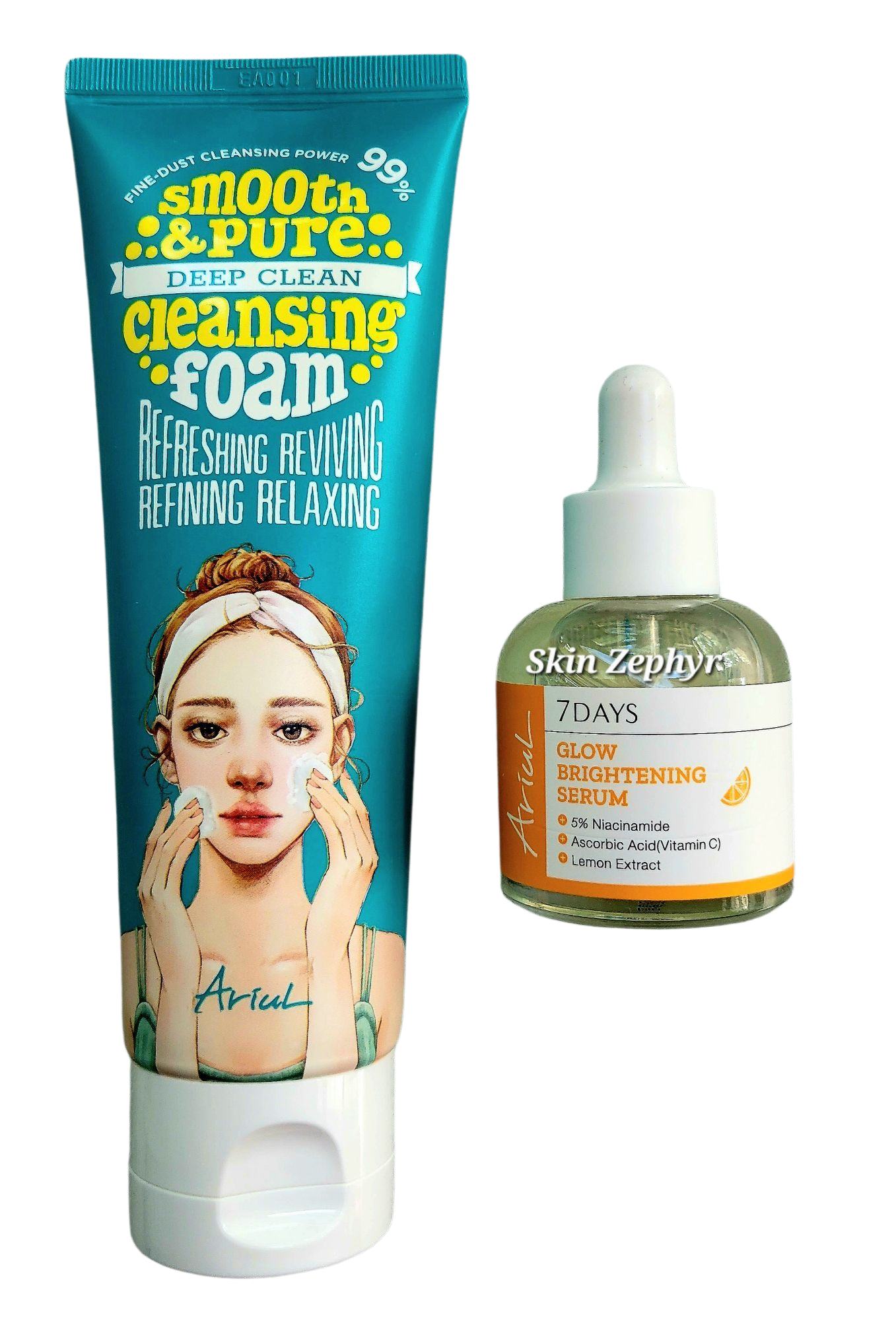 Ariul 7days Brightening Special Set: Brightening Serum & Cleansing