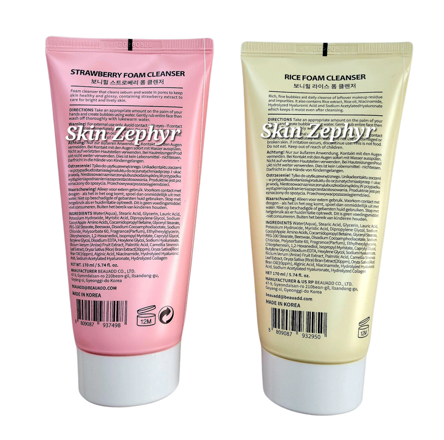 Bonnyhill The Bestie Foam Cleanser Duo Set: Glowing and Purifying