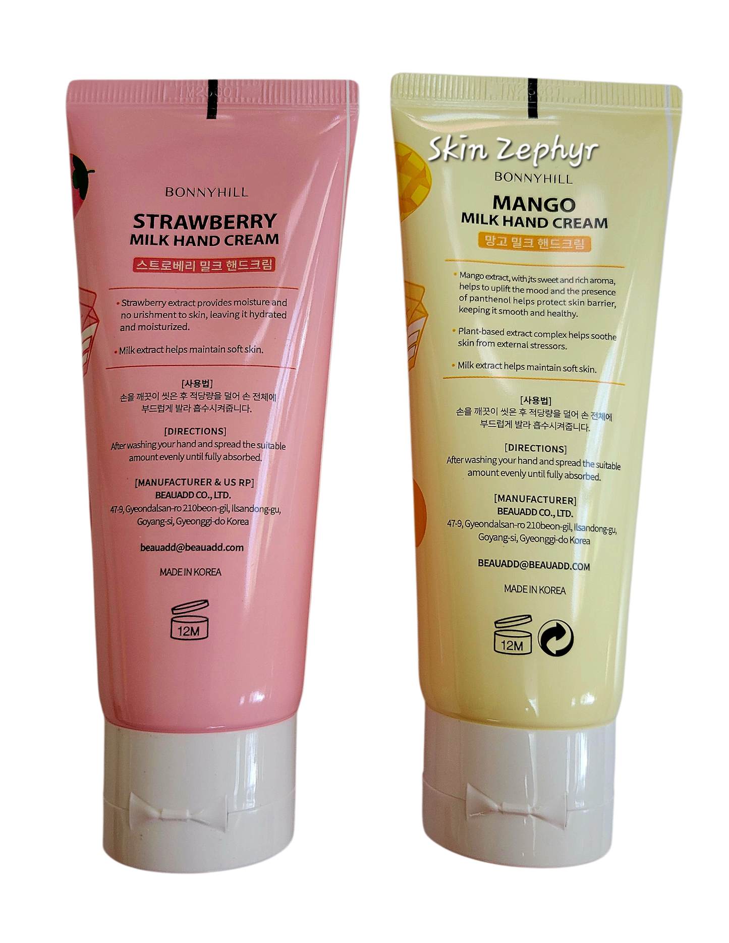 Bonnyhill Strawberry and Mango Hand Cream Duo Set