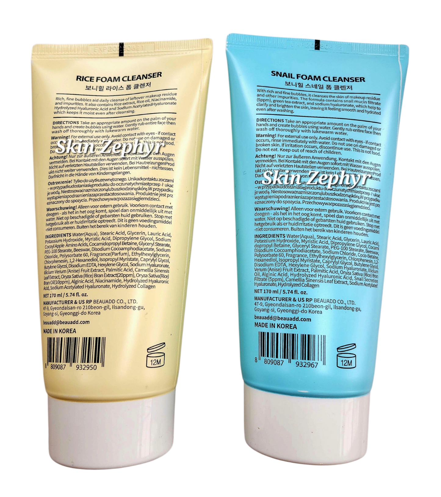 Bonnyhill The Bestie Foam Cleanser Duo Set: Glowing and Moisturizing