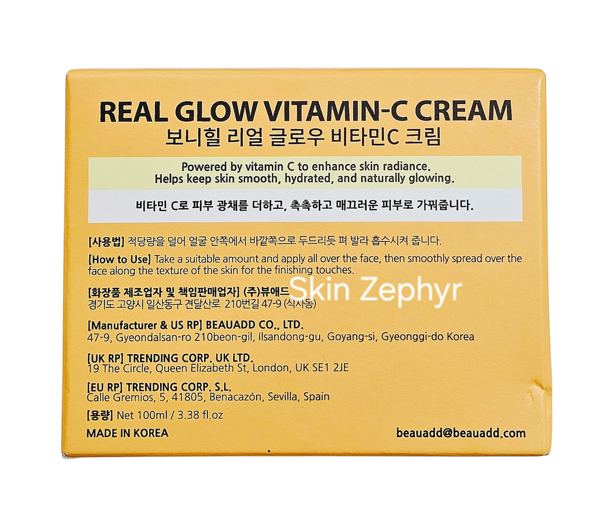 Bonnyhill Real Glow Vitamin C Cream