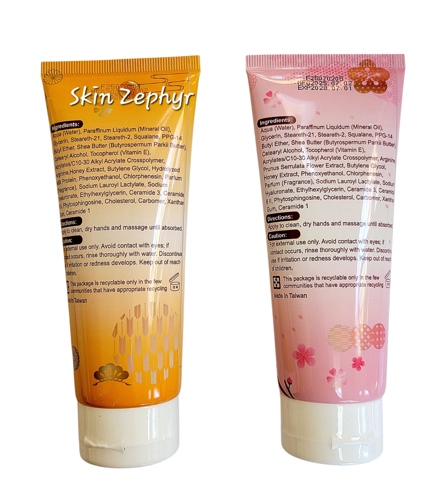 Complexion Boutik Hand Cream Set: Honey & Milk, Cherry Blossom