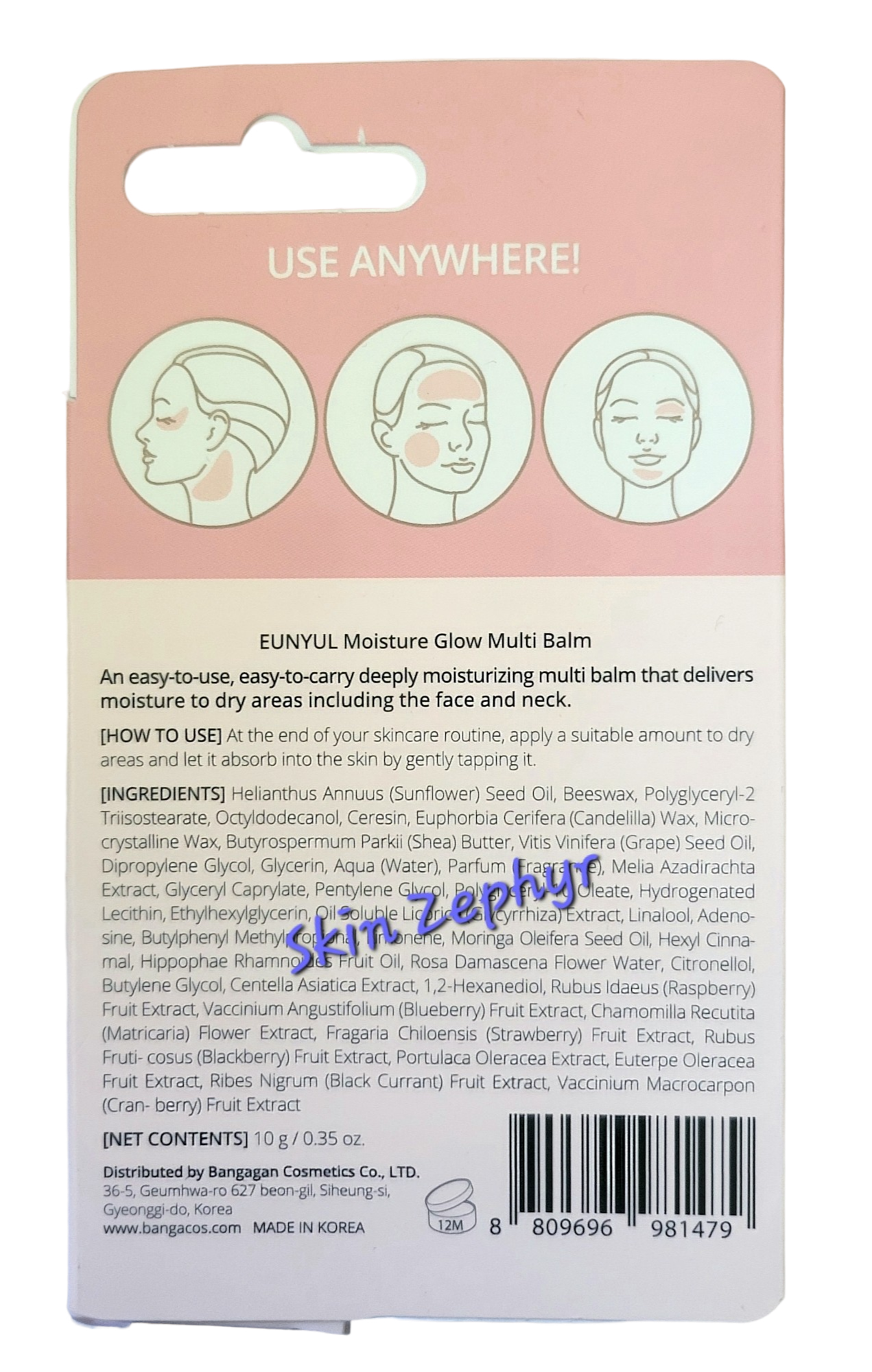 Eunyul Moisture Glow Multi Balm Stick Facial Balm for Hydrating & Wrinkle Care