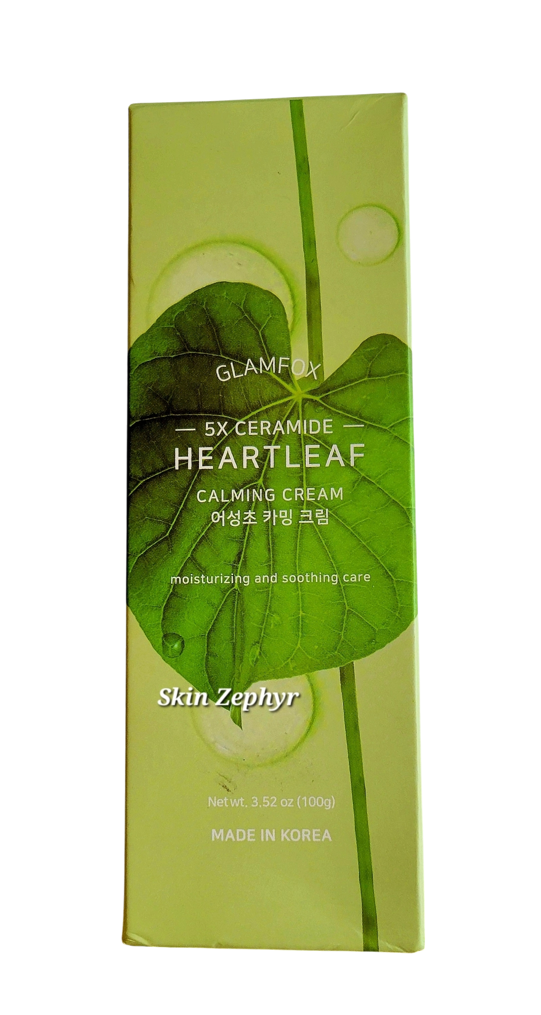 Glamfox 5X Ceramide Heartleaf Calming Cream