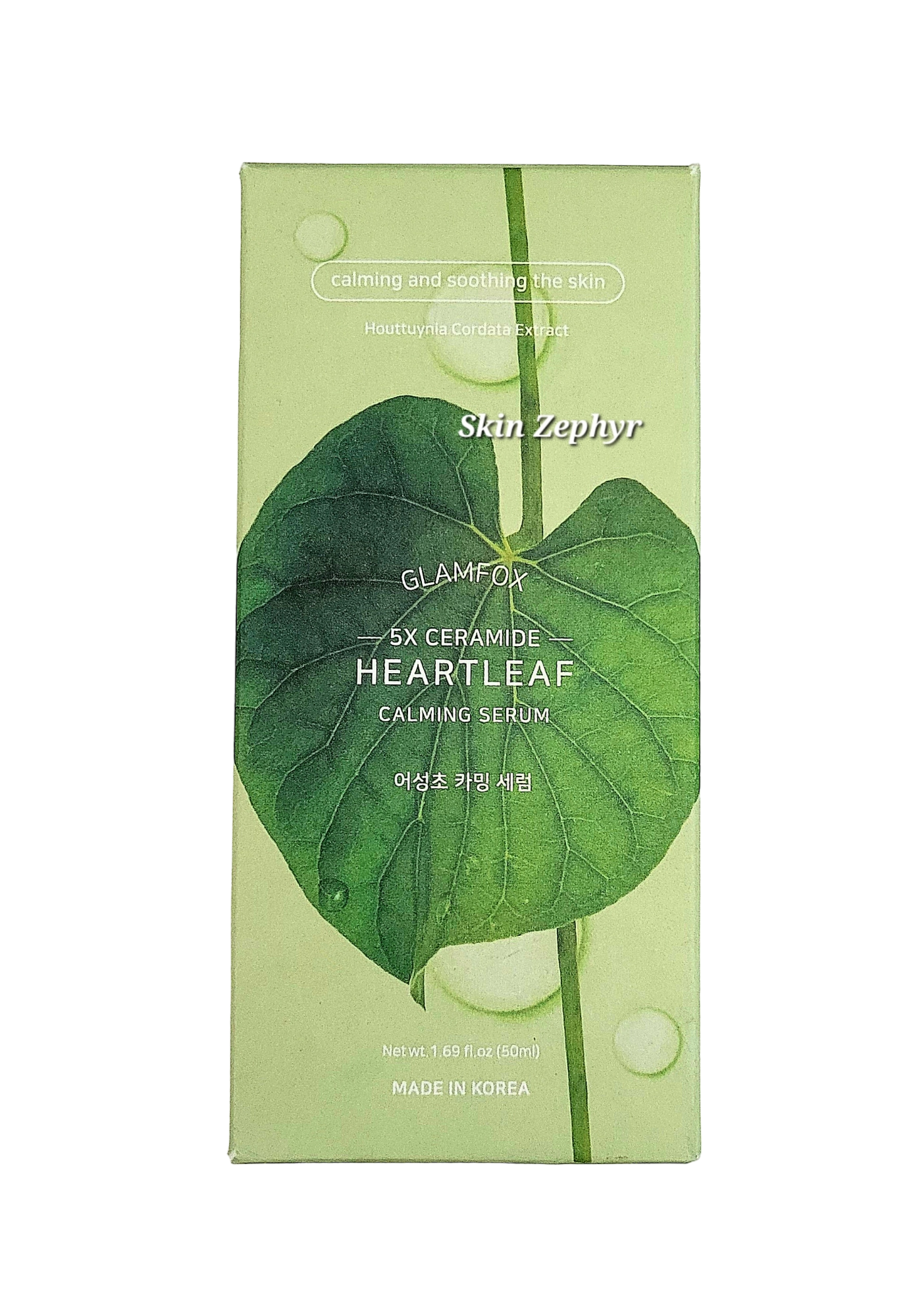 Glamfox 5X Ceramide Heartleaf Calming Serum