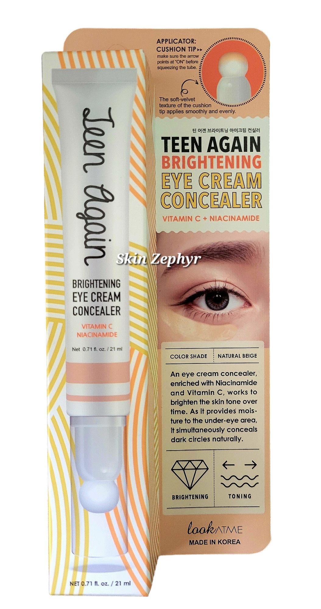 Lookatme Teen Again Brightening Eye Cream Concealer