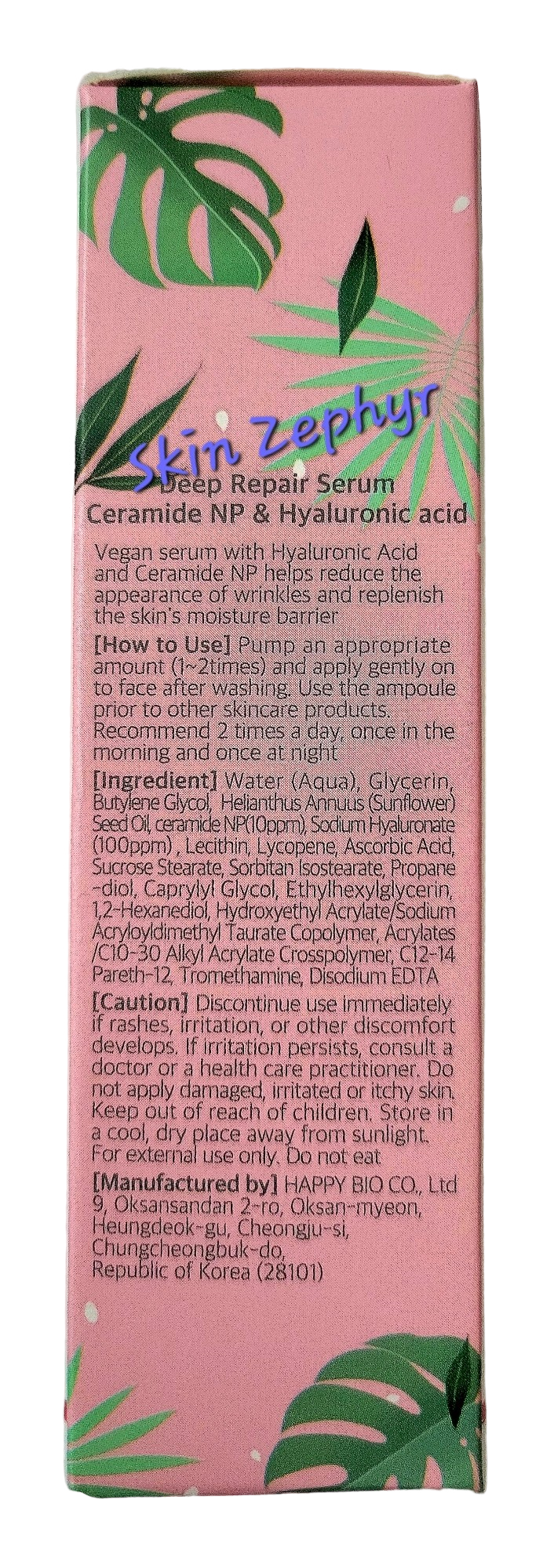 Muldream Deep Repair Serum with Ceramide NP andHyaluronic acid