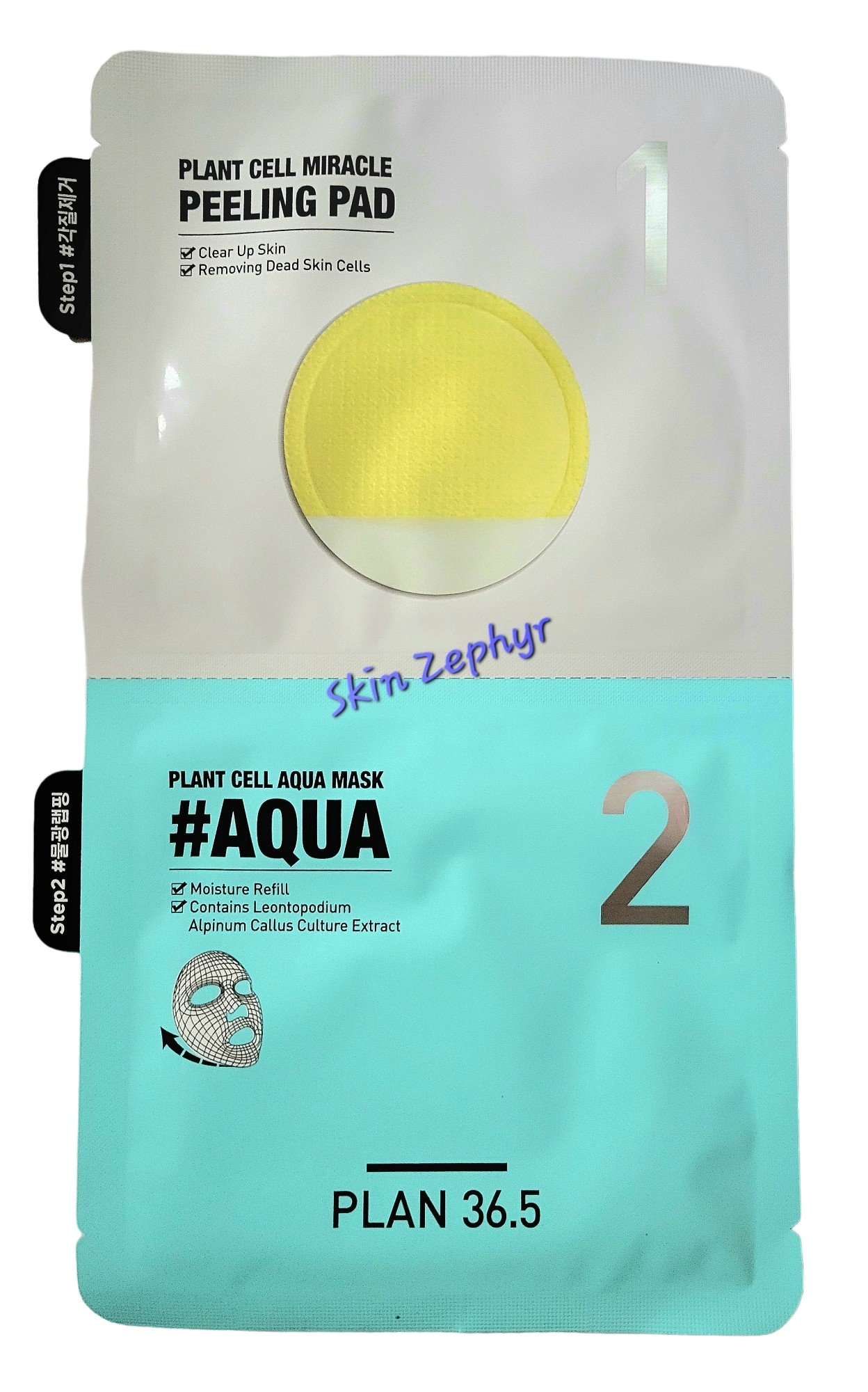son Man Nerve Plan 36.5 Plant Cell 2-Step Aqua Mask – Skin Zephyr