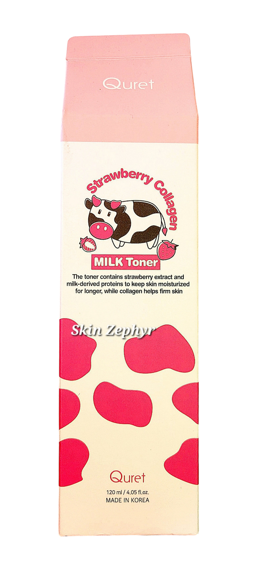Quret Strawberry Collagen Milk Toner – Skin Zephyr
