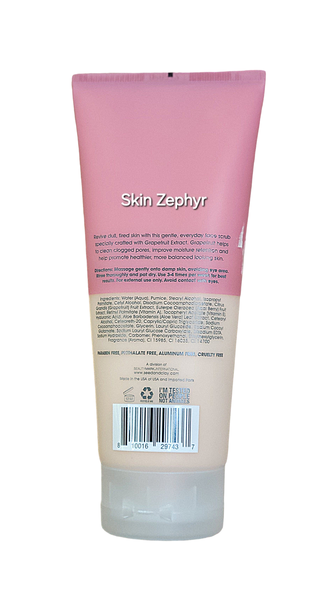 Seed and Clay Grapefruit Renewing Facial Scrub No. 315