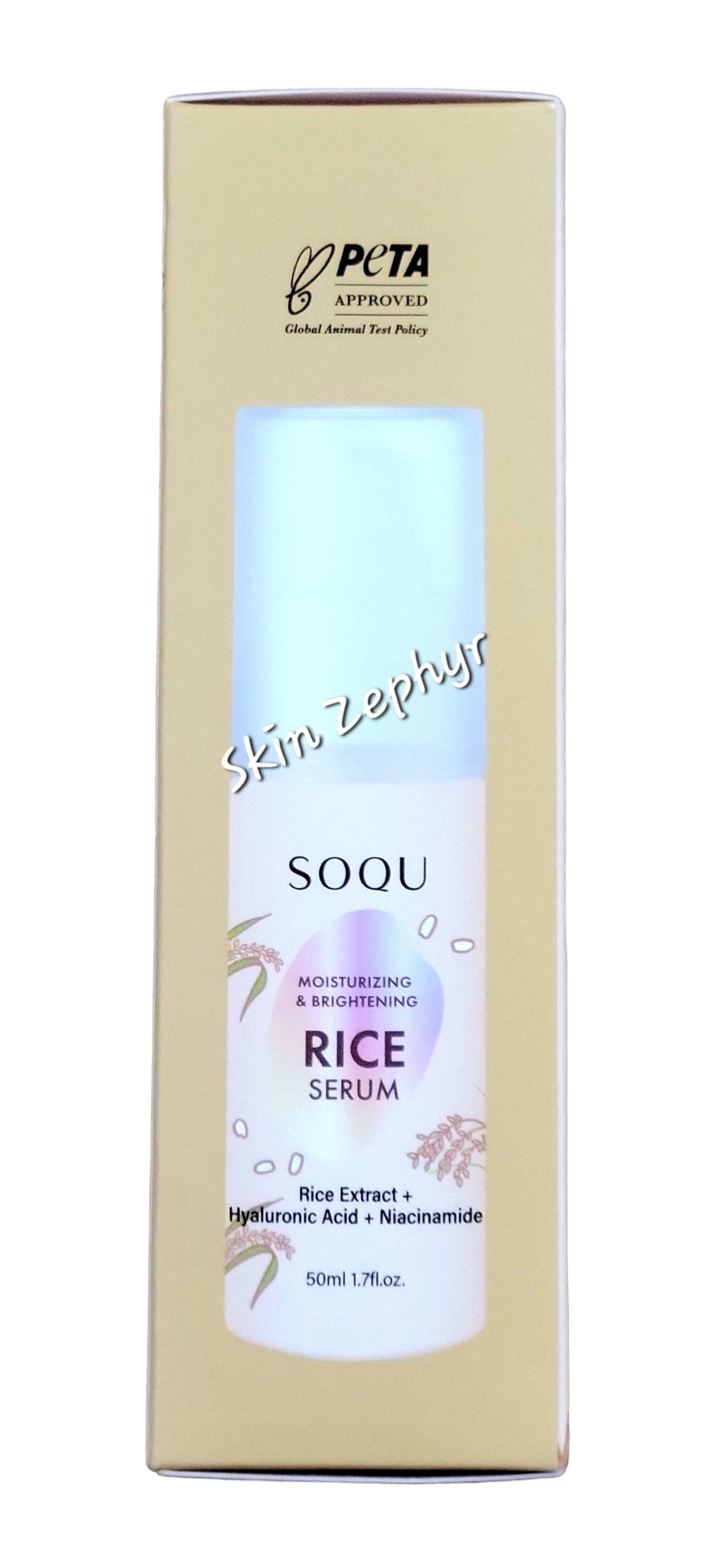 Soqu Moisturizing and Brightening Rice Serum