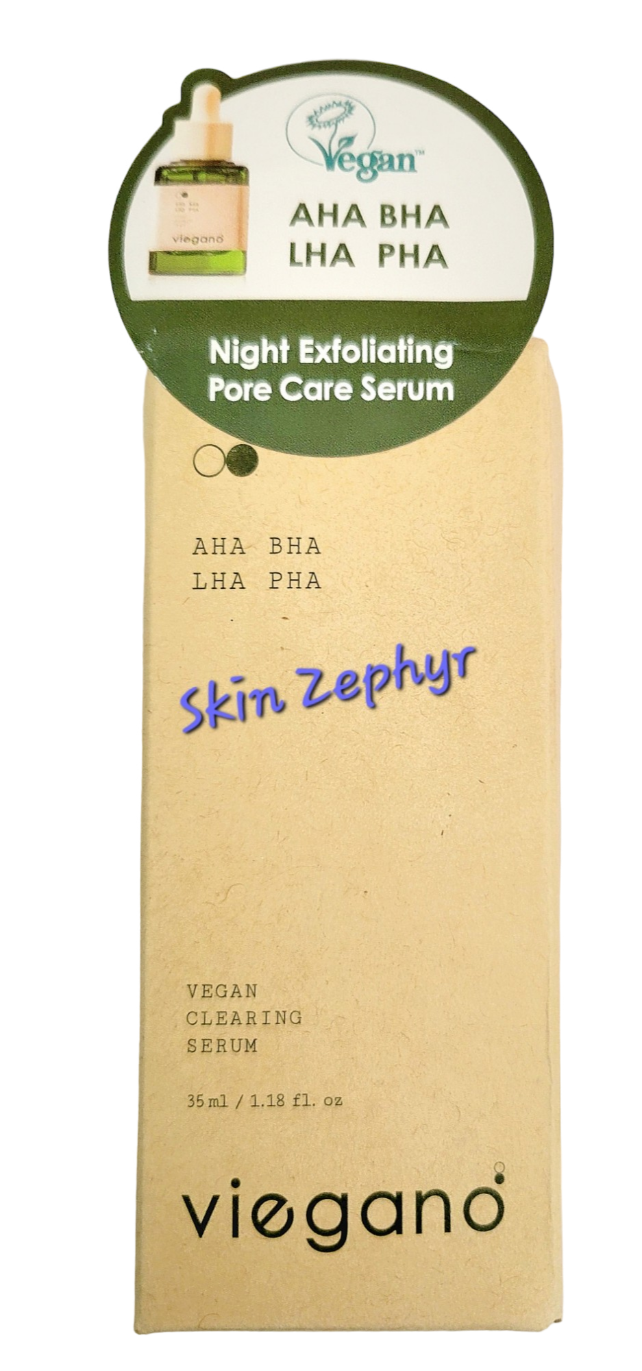 Viegano AHA BHA LHA PHA Vegan Clearing Serum