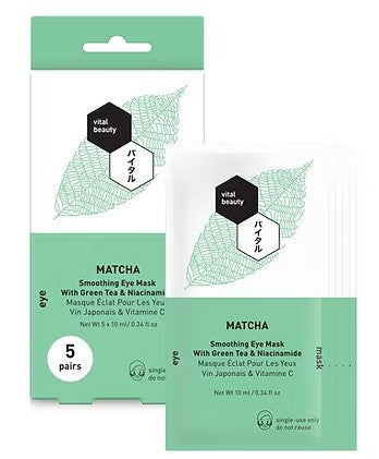 Vital Beauty Matcha Smoothing Eye Masks