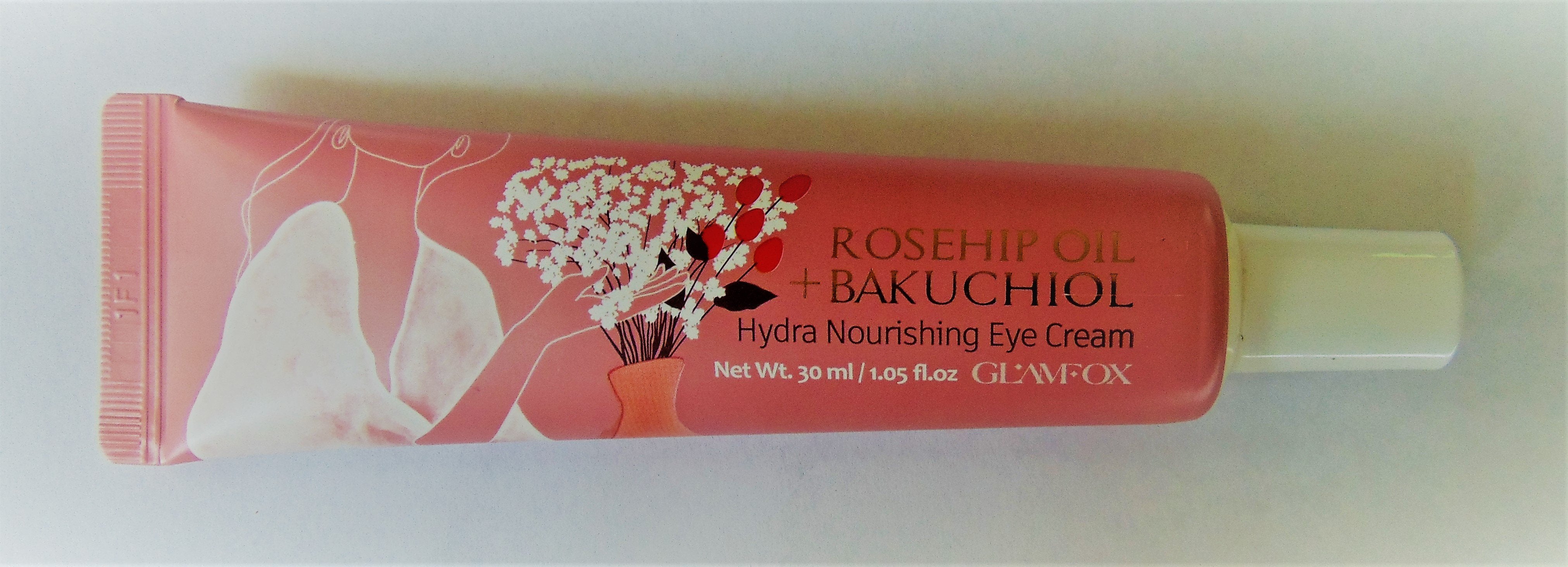 stykke dug med undtagelse af Glamfox Rosehip Oil + Bakuchiol Hydra Nourishing Eye Cream – Skin Zephyr