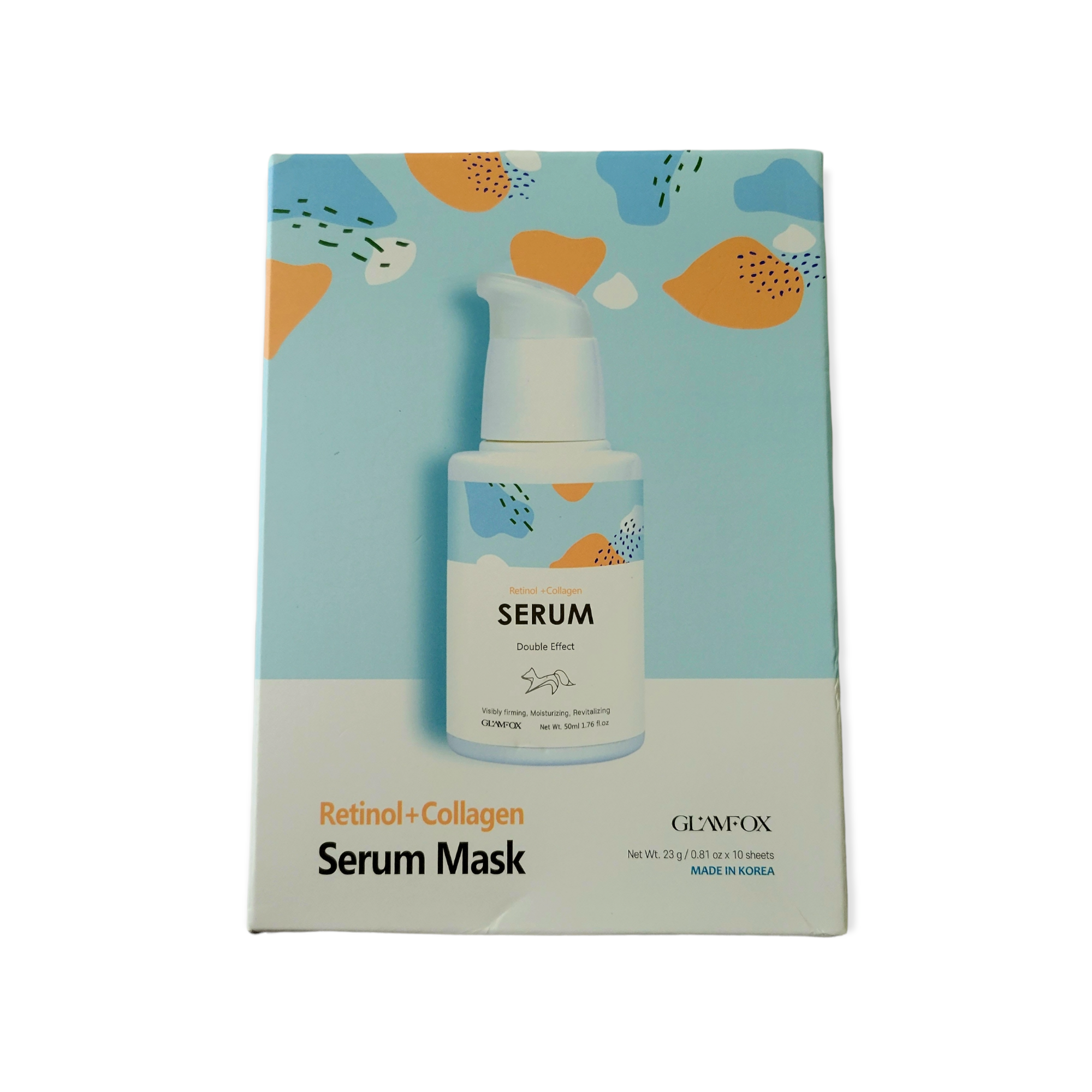 Glamfox Retinol and Collagen Serum Mask –