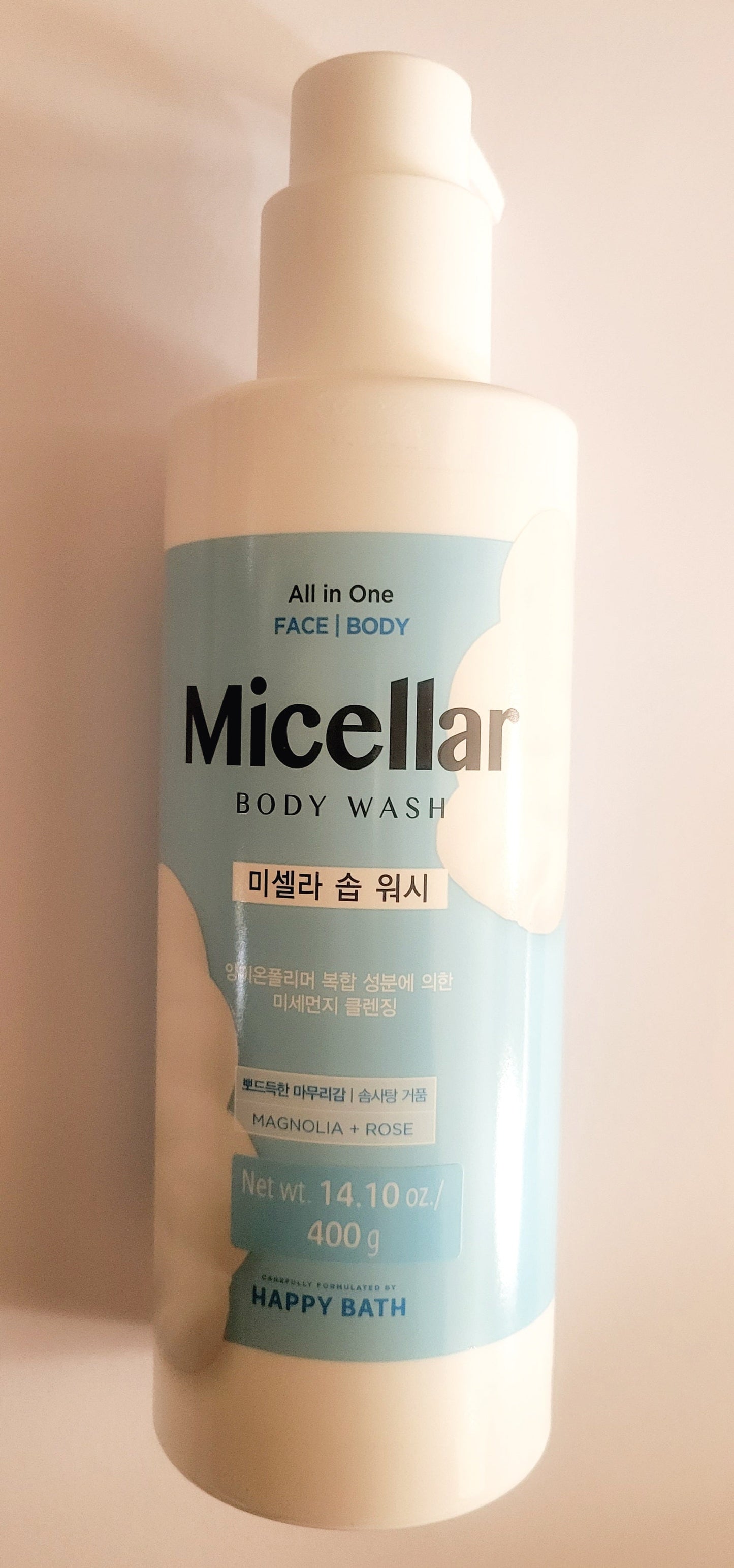 Happybath All-In-One Micellar Body Wash: Magnolia & Rose
