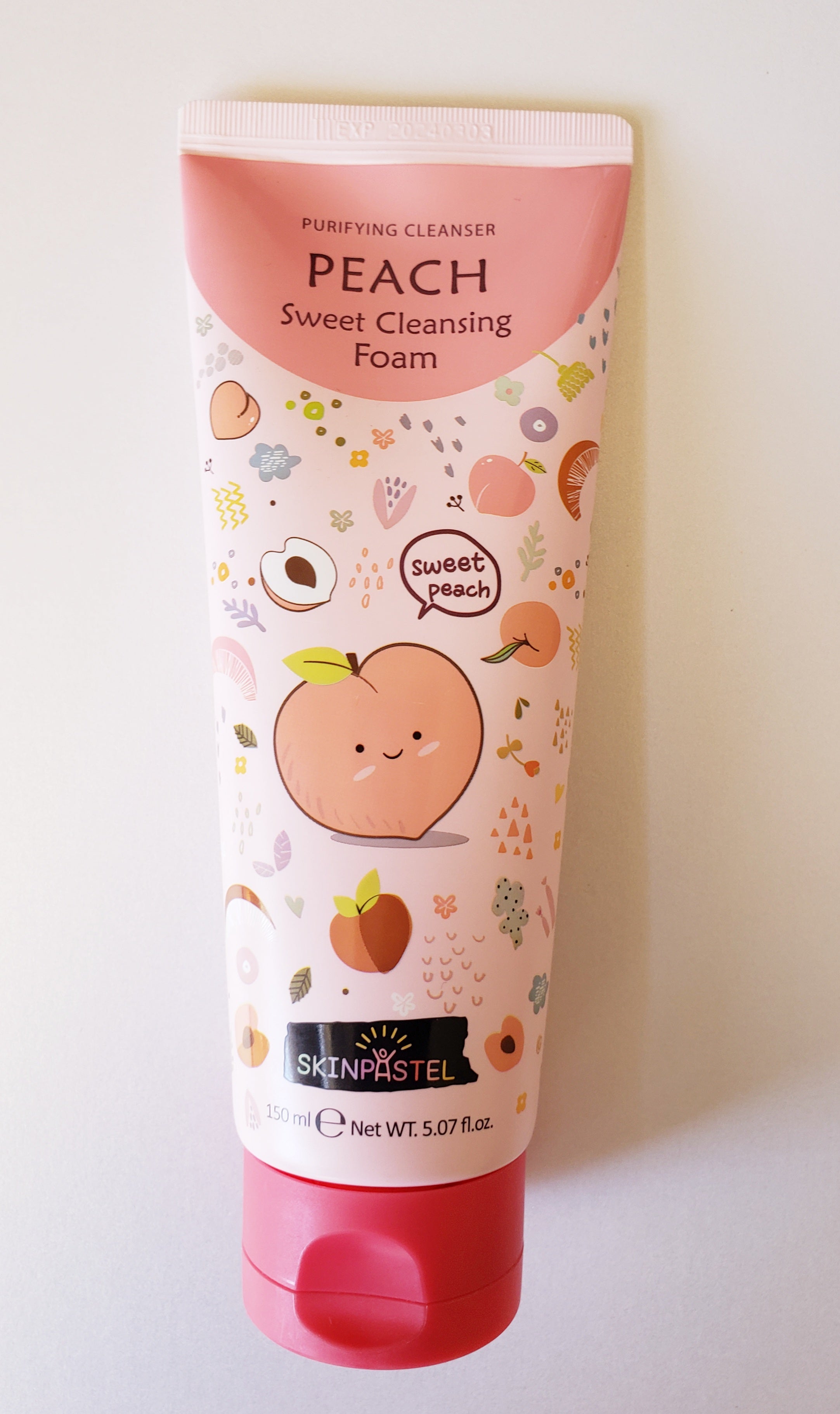 Skinpastel Peach Sweet Cleansing Foam – Skin Zephyr