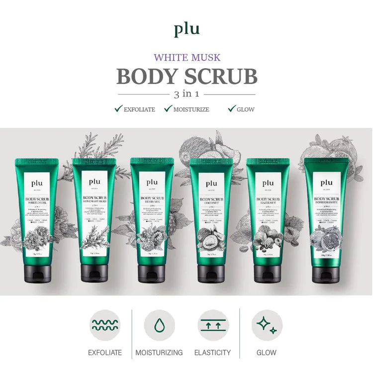 Plu White Musk Body Scrub