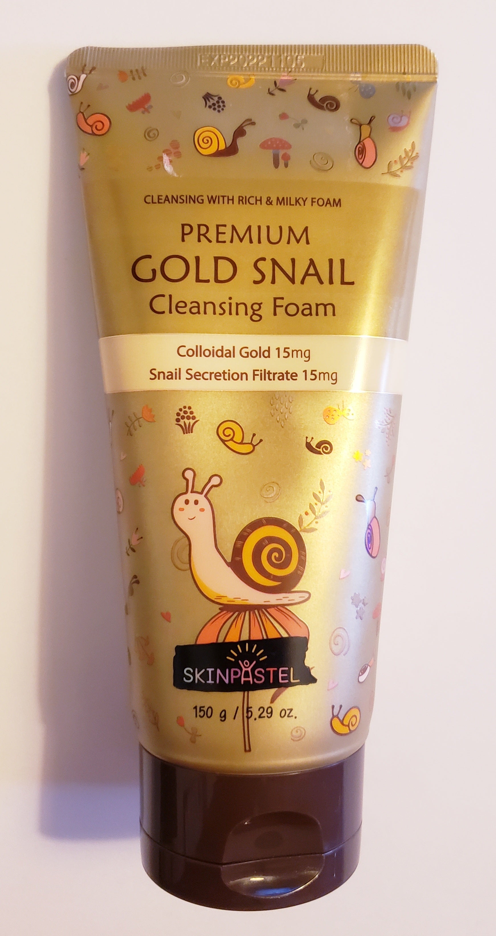 Skinpastel Premium Gold Snail Cleansing Foam – Skin Zephyr