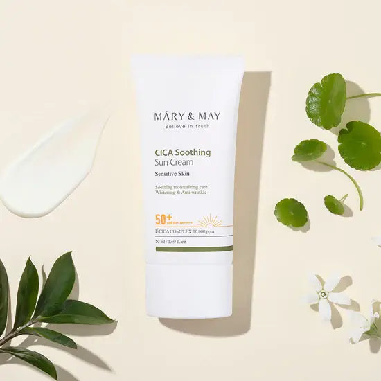MARY & MAY Cica Soothing Vegan Sunscreen SPF 50