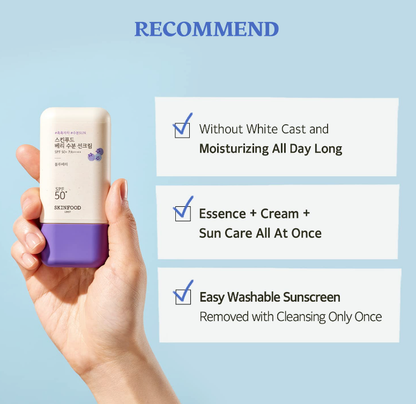SKINFOOD Soothing Mini Vegan Sun Cream SPF 50+ PA++++ Sunscreen Zinc