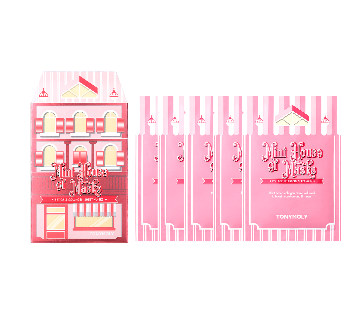 Tonymoly Mini House of Masks Collagen Set - Set of 5