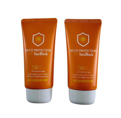 3W CLINIC Multi Protection UV Sun Block SPF 50 PA +++ Duo