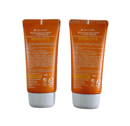 3W CLINIC Multi Protection UV Sun Block SPF 50 PA +++ Duo