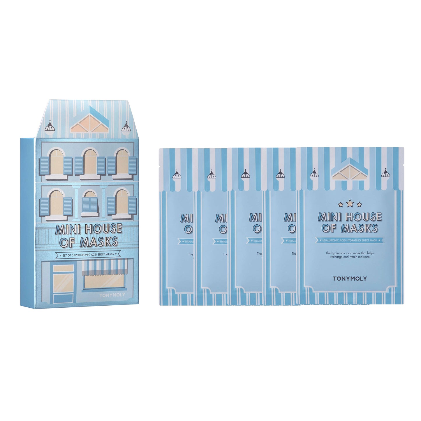 Tonymoly Mini House of Masks Hyaluronic Acid Set - Set of 5