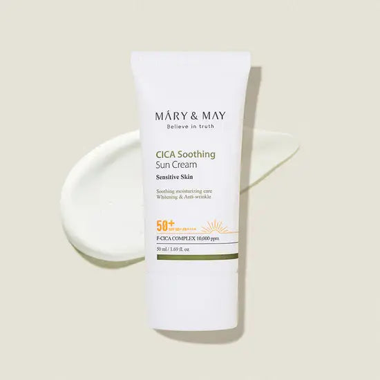 MARY & MAY Cica Soothing Vegan Sunscreen SPF 50