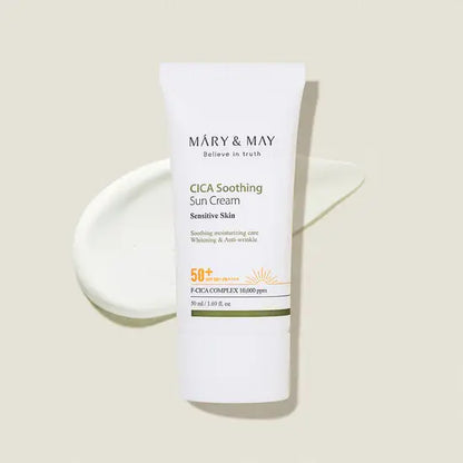 MARY & MAY Cica Soothing Vegan Sunscreen SPF 50