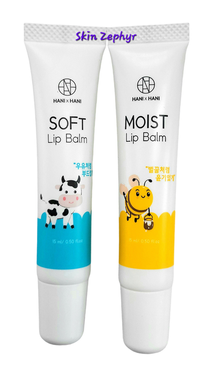 Hani x Hani Soft and Moist Lip Balm Duo