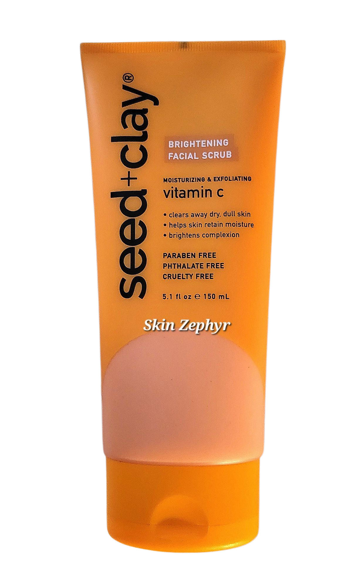 Seed + Clay Probiotics Technology Brightening Facial Scrub with Vitamin C
