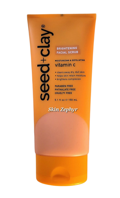 Seed + Clay Probiotics Technology Brightening Facial Scrub with Vitamin C