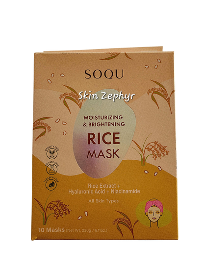 Soqu Moisturizing and Brightening Rice Mask