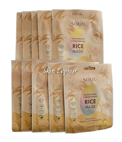 Soqu Moisturizing and Brightening Rice Mask