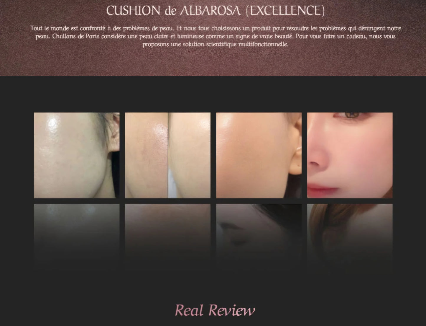 Challans de Paris Cushion D'ALBAROSA Brightening Cushion Foundation SPF 50+ PA+++