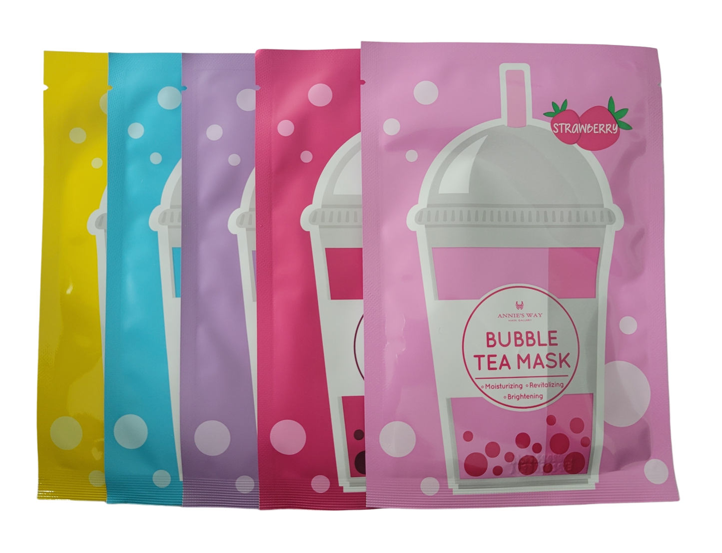Annie's Way Bubble Tea Fruit Assorted Masks