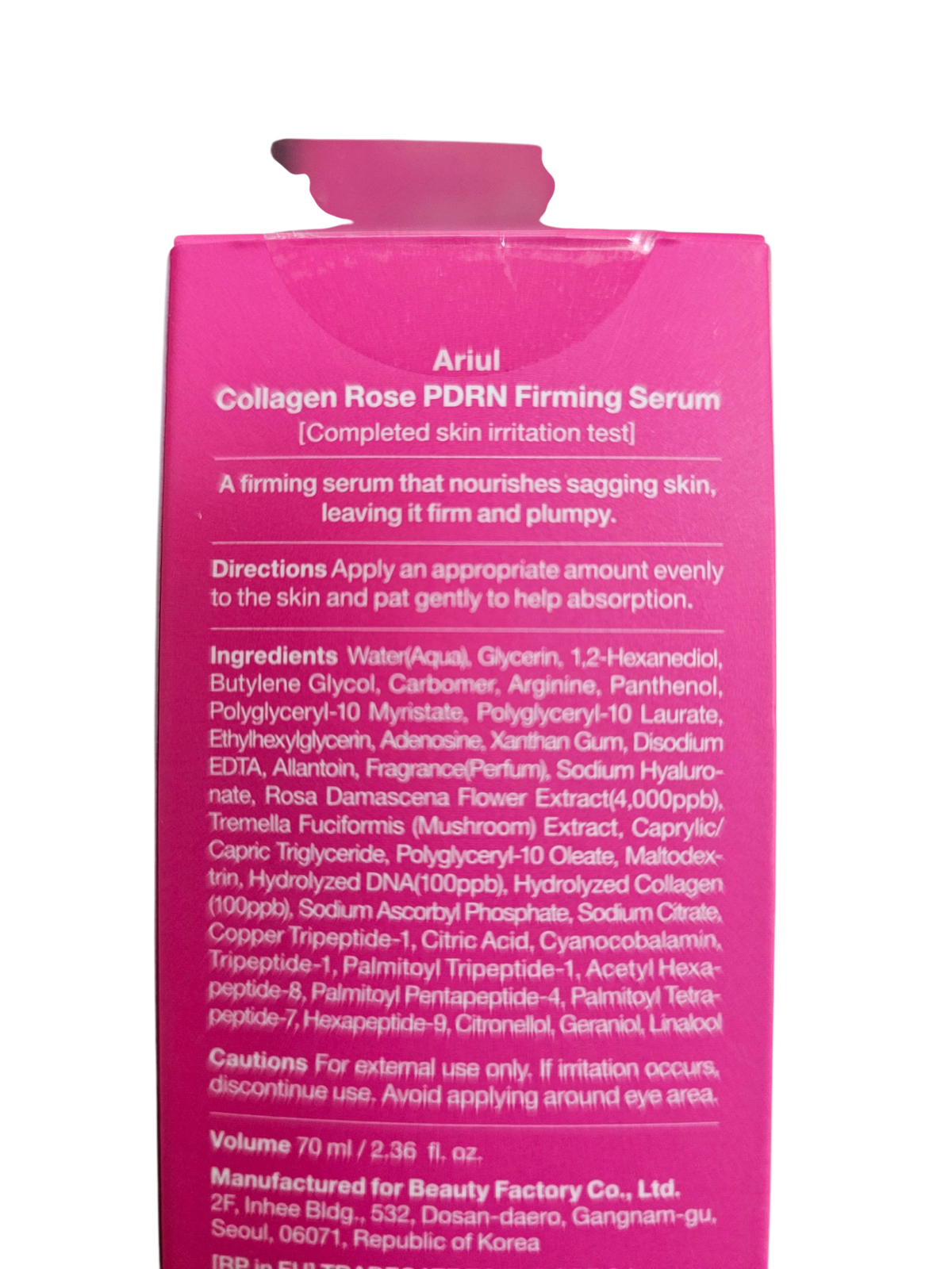 Ariul Collagen Rose PDRN Firming Serum