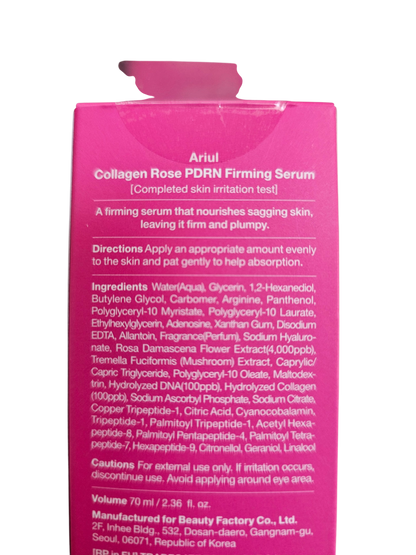 Ariul Collagen Rose PDRN Firming Serum
