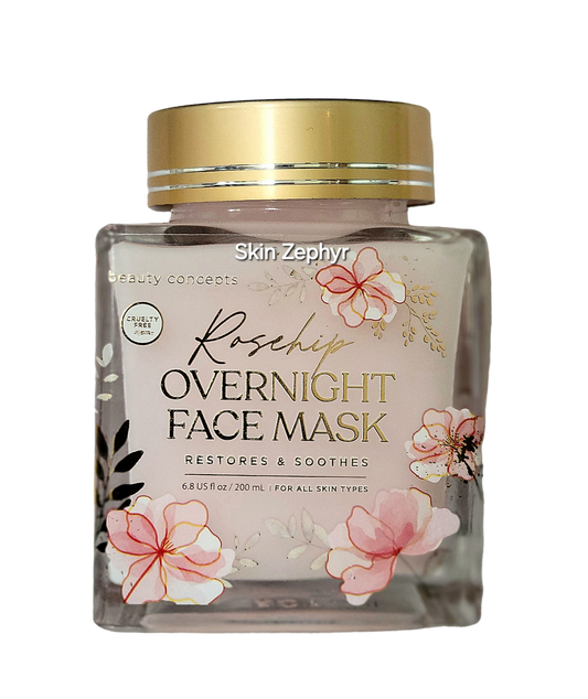 Beauty Concepts Rosehip Overnight Face Mask