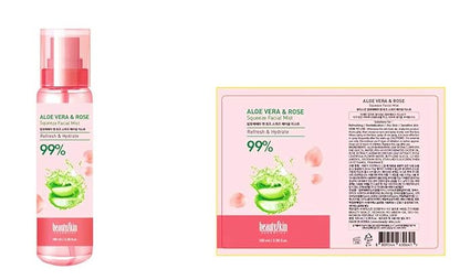 Beautyskin Aloe Vera and Rose Squeeze Facial Mist