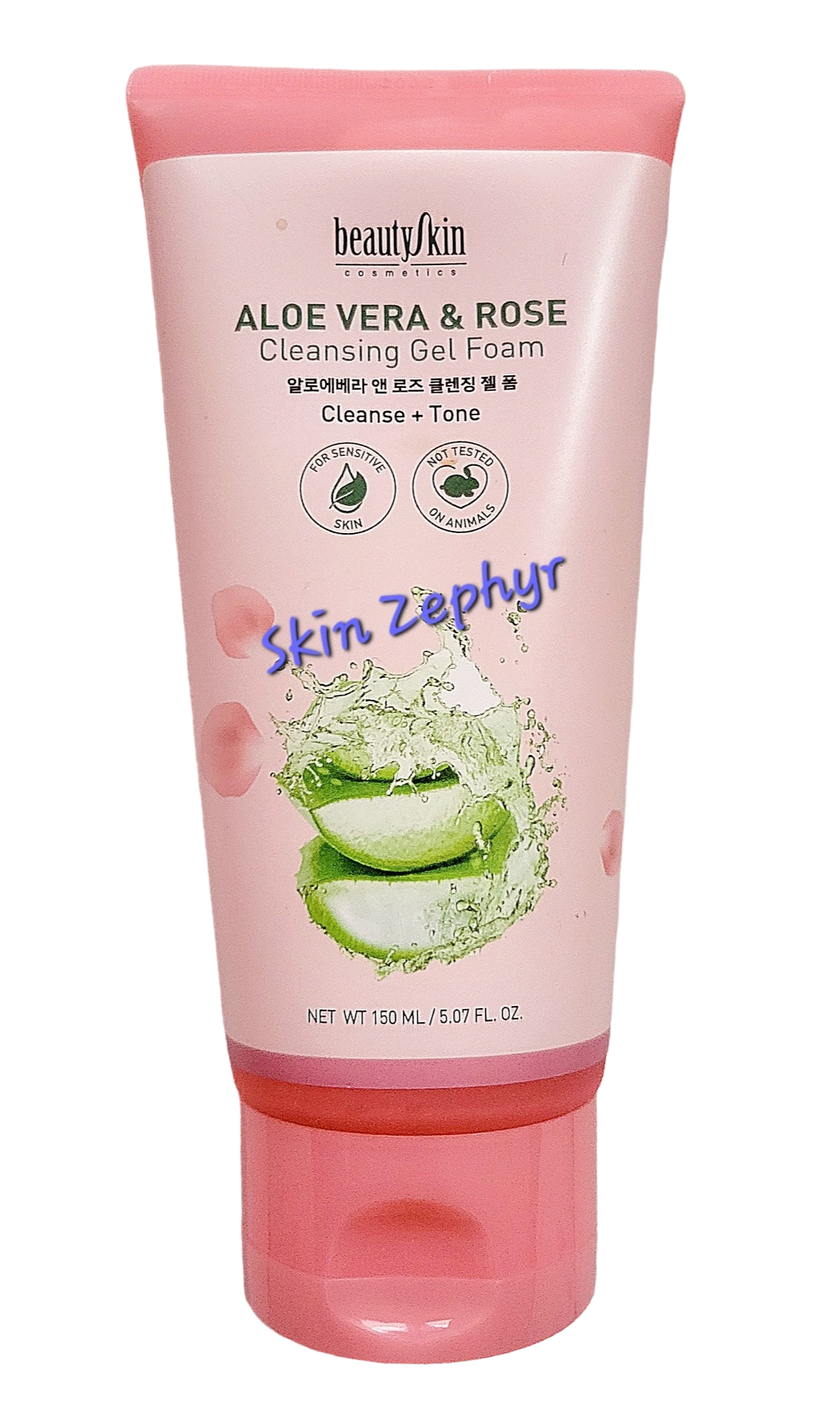 Beautyskin Aloe Vera and Rose Cleansing Gel Foam
