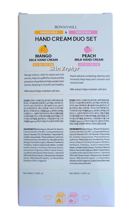 Bonnyhill Mango and Peach Hand Cream Duo