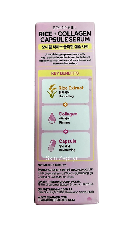 Bonnyhill Rice and Collagen Capsule Serum