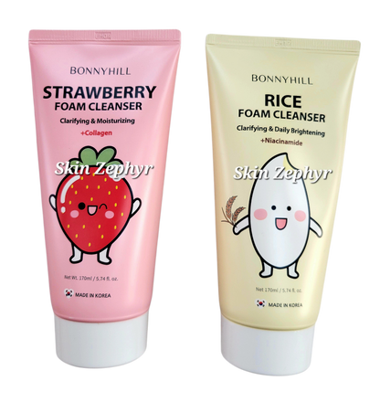 Bonnyhill The Bestie Foam Cleanser Duo Set: Glowing and Purifying