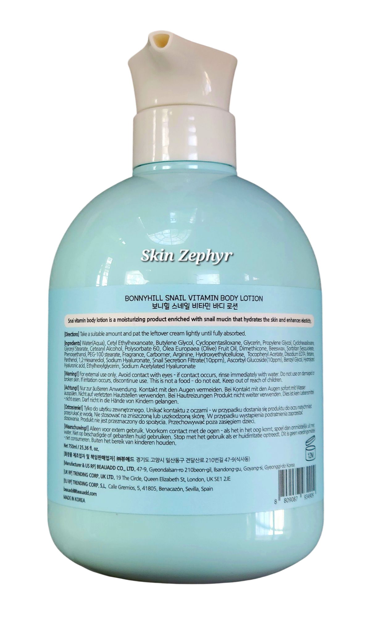 Bonnyhill Snail Vitamin Body Lotion