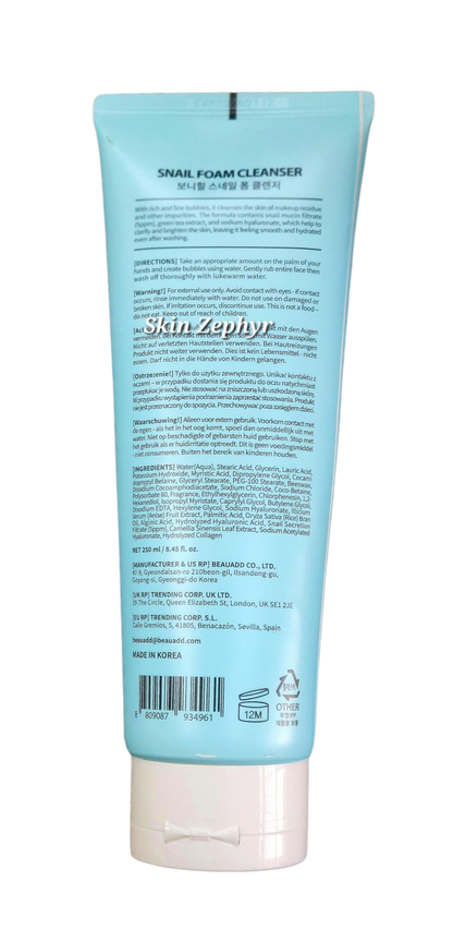 Bonnyhill Snail Cleansing Foam: Bonus Size